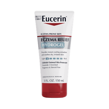 Eucerin Eczema Relief Hydrogel, Fragrance Free, Steroid Free, 5 oz Tube