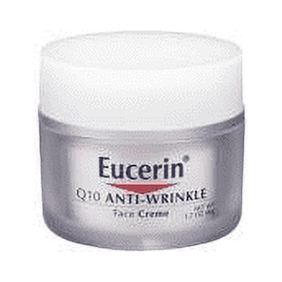 Eucerin Face Cream Anti Wrinkle Moisturize Skin Alcohol Free, 1.7oz, 3-Pack