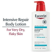 Eucerin Intensive Repair Body Lotion, Fragrance Free, 16.9 fl oz Bottle