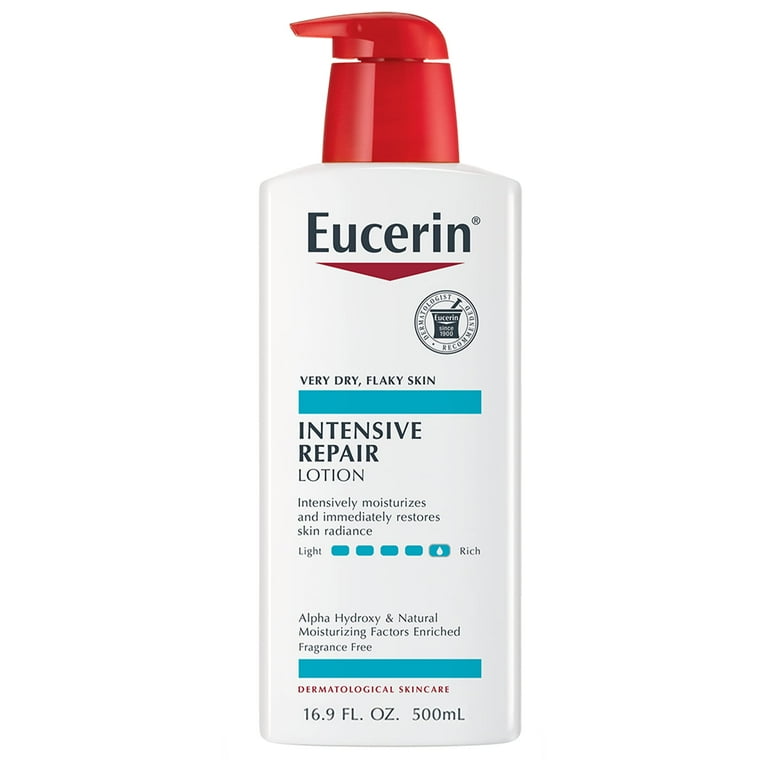 Eucerin Intensive Repair Body Lotion, Lotion For Very Dry Skin, 16.9 Fl Oz  Pump Bottle - Walmart.com