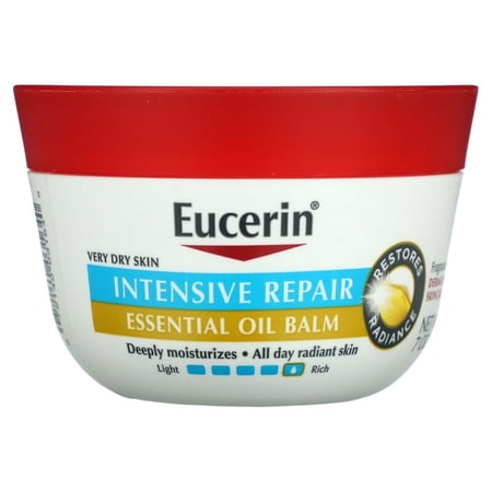 Eucerin, Intensive Repair Essential Oil Balm, Fragrance Free, 7 oz (198 g) Pack of 4