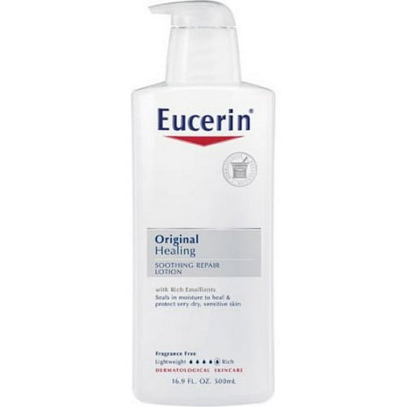 Eucerin Moisturizer 16 oz. Pump Bottle Lotion Unscented 1 Bottle
