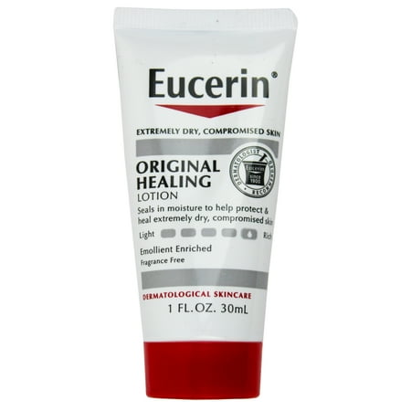 Eucerin Original Healing Lotion Extremely Dry Compromised Skin 1 fl oz Unscented