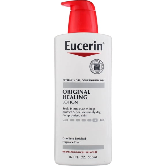 4 Pack - Eucerin Original Healing Rich Lotion 16.9 Fluid Oz Each
