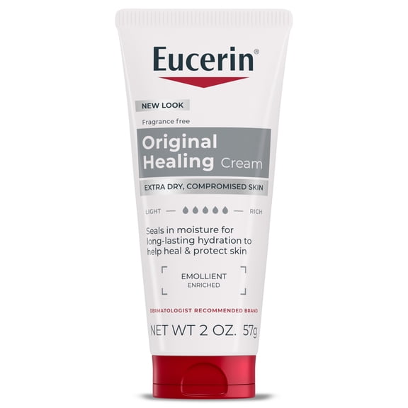Eucerin Original Healing Body Cream for Extra Dry, Compromised Skin, 2 oz