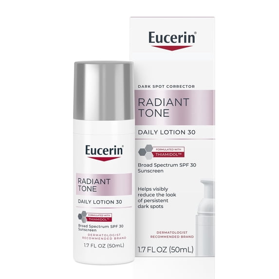 Eucerin Radiant Tone Daily Face Lotion Broad Spectrum SPF 30, 1.7 Fl Oz Bottle
