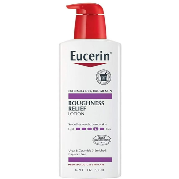 Eucerin Roughness Relief Lotion - Full Body Lotion for Extremely Dry, Rough Skin 16.9 oz (Pack of 6)