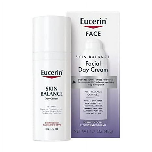 Eucerin Skin Balance Facial Day Cream TRI BALANCE COMPLEX Preservative and Fragrance Free 1.7 oz *EN
