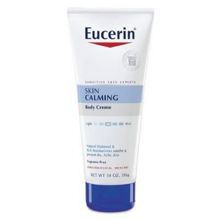 Eucerin Skin Calming Cream - Full Body Lotion for Dry, Itchy Skin, Natural Oatmeal Enriched - 14 oz. Tube
