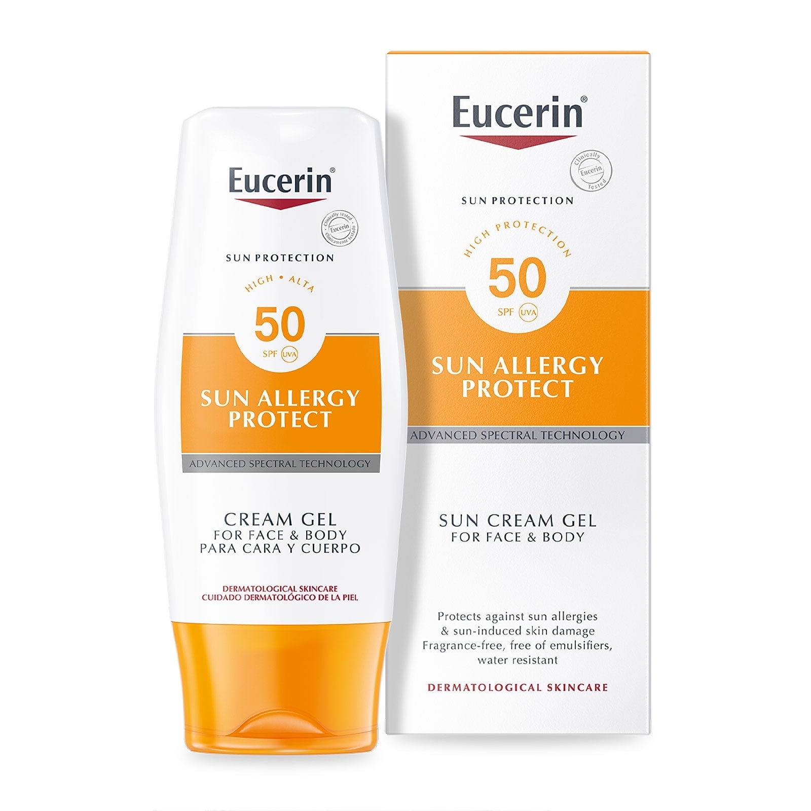 Eucerin Sun Allergy Protect Cream Gel SPF 50 150ml