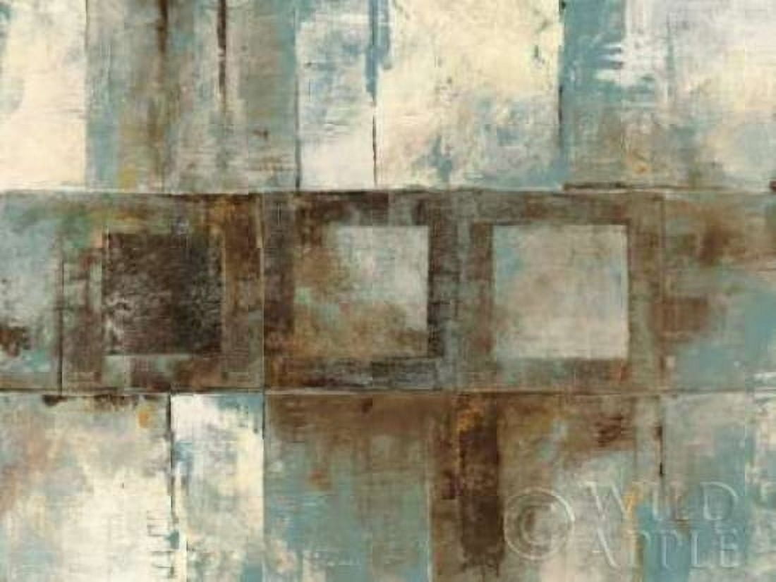 Euclid AveVariations-BlueandBrown Canvas Art - Mike Schick (22 x 28)