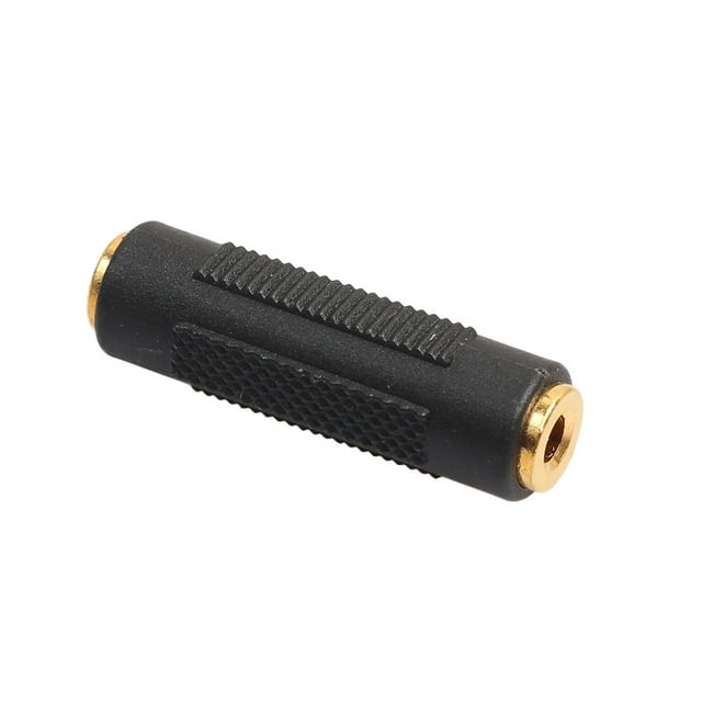 Eudgs 3.5mm Stereo Audio Gold Plated Female to Female Jack Coupler