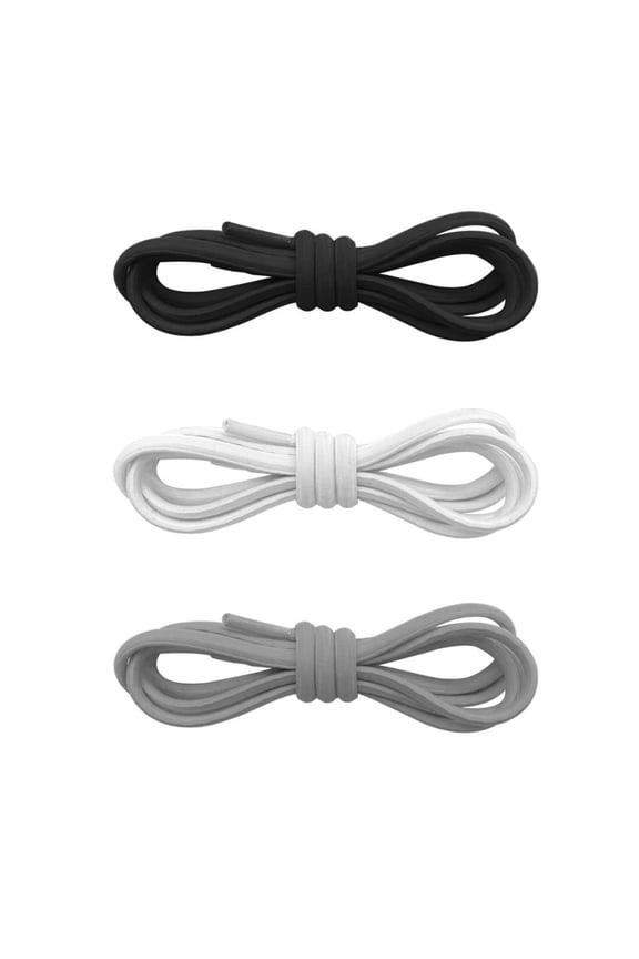 3 Pairs Elastic Shoe Laces Replacement Laces For Running Shoes Stretch Replacement Shoestrings Mens Work Boot Shoelaces Kids Shoelaces 38 No Lace Shoelaces for Boots Kids Shoelaces No Tie Satin