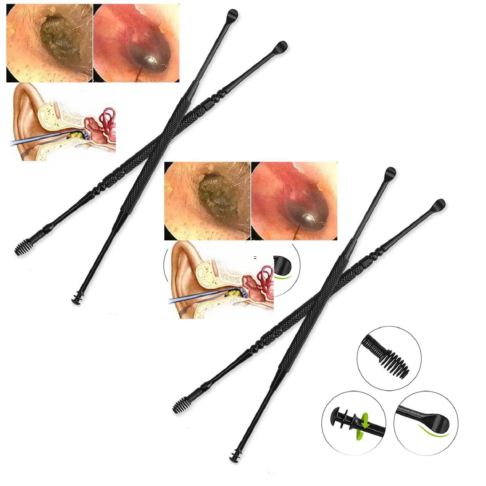 Eudgs 360° Resin Ears Do Not Hurt Ear glow Earplug Wax Remover Earplugs