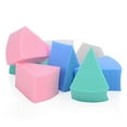 thumbnail image 1 of Eudgs 8PCS Makeup Puff Sponge Foundation Finishing Soft Cosmetic under Eye Make up Protectors Loose Glitter Makeup Cushion Puff Make up Sponges Face Sponge Makeup Wedges Sponge Makeup Face Silk Pads, 1 of 4