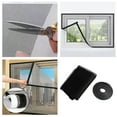 Eudgs Black Fly Screen for Windows,Bug Bee Mosquito Protection Bug