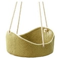 Eudgs Breathable Pet Cage With Metal Hooks Rattan And Woven Cat Cat For