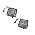 Eudgs Electric Single Burner Cooktop Compact And Portable Adjustable