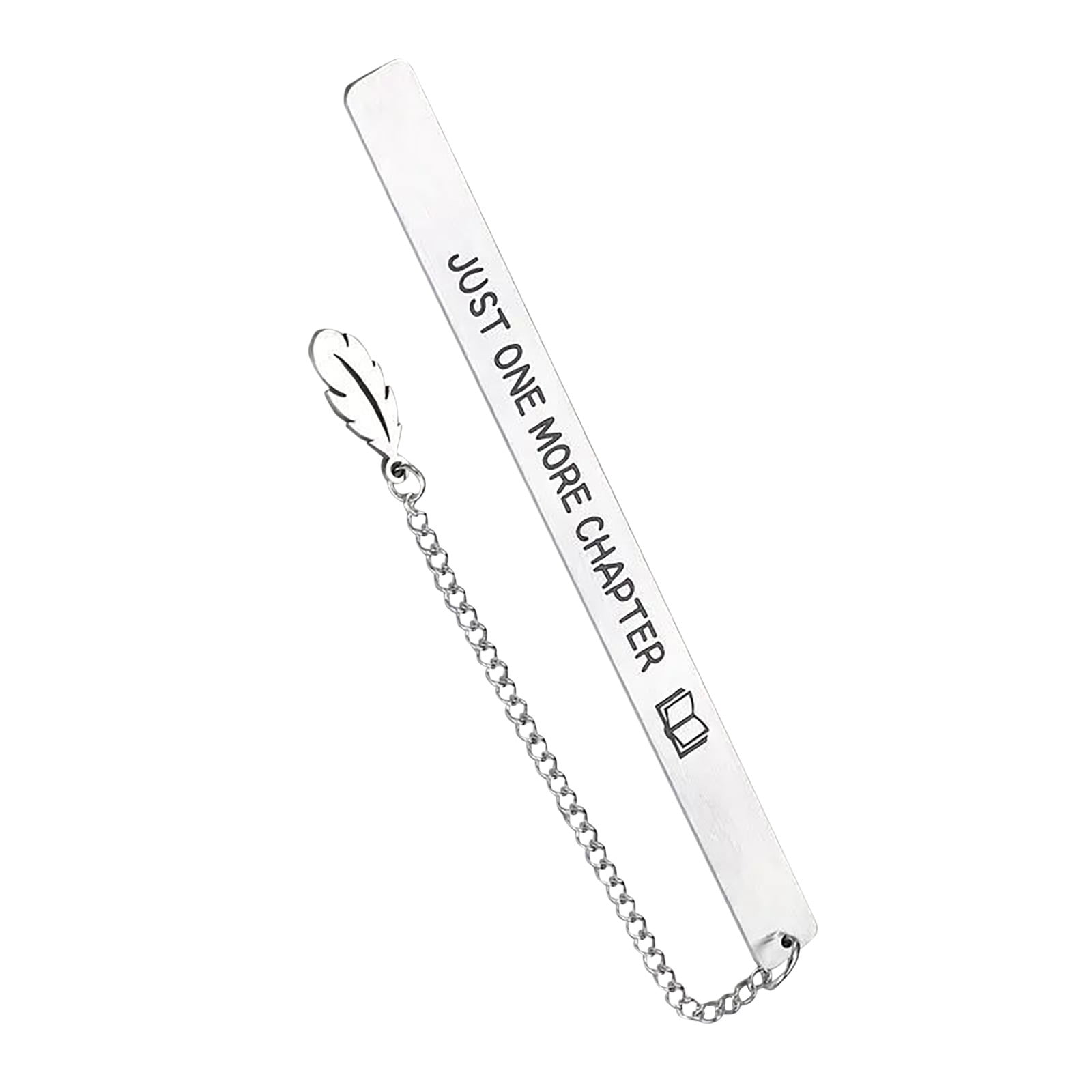 Eudgs Funny Bookmarks Just Chapter. Funny Stainless Steel Bookmark