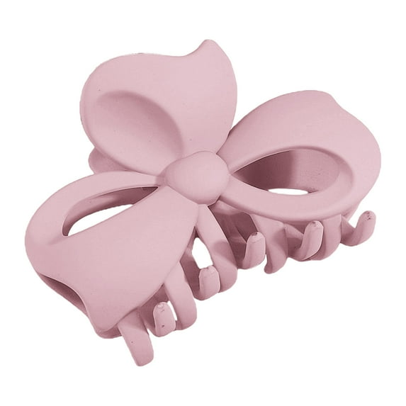 Eudgs Women's Bow Tie Hair Clip Frosted Simple Clip Back Hair Clip Hair Accessories Vintage Hair Clips Barrette Womens Barrettes Small Hair Bows for Girls
