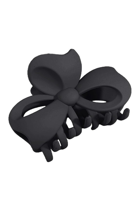 Women's Bow Tie Hair Clip Frosted Simple Clip Back Hair Clip Hair Accessories Vintage Hair Clips Barrette Womens Barrettes Small Hair Bows for Girls