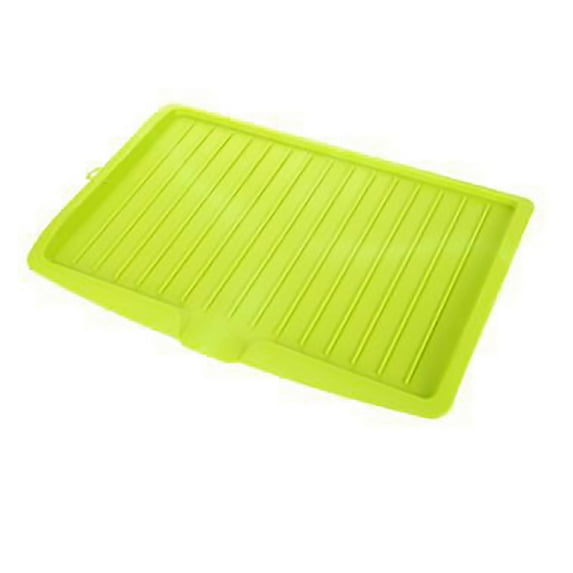 Eudgs Large Kitchen Mat for Sink Dish Rack with Drainboard 2 Tier Collapsible Dish Drainer Kitchen Utility Draining Board Light Weight Space Efficient Water Drain