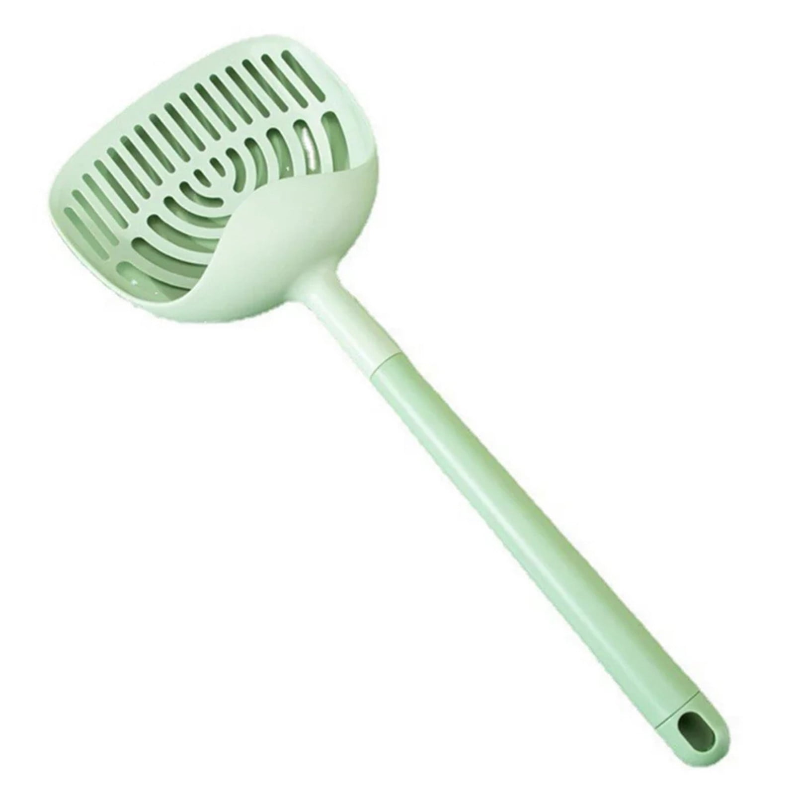 Eudgs Long Handled Cat Litter Fine Hole Cat Poop Shovel Large Cat