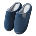 Eudgs Men's House Slippers Durable Rubber Sole House Slippers Cloud