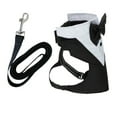 Eudgs New Pet Leash Breakaway Dog Suit One Chest Harness Tuxedo Set