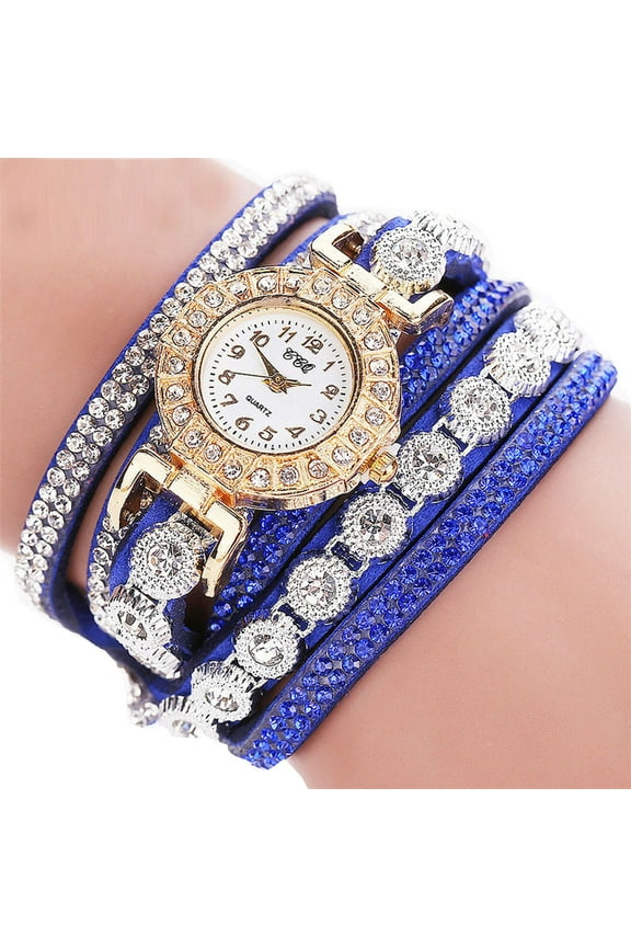 Self Winding Watches for Women Men's Watches All Watches for Men CCQ Women Fashion Casual Analog Quartz Women Rhinestone Watch Bracelet Watch BU