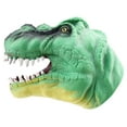 Eudgs Soft Doll Dinosaure Hand Puppets Figure Rubber Realistic Head