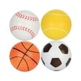 Eudgs Sports Balls, Pack 5.5Inch Football, 5.5Inch Basketball, 5.5