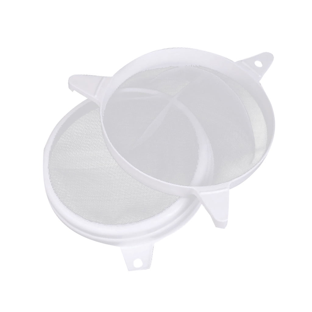 Eudgs Stainless Steel Double Layer Adjustable Honey Strainer Filter