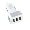 Eudgs USB 3port Aluminum Car Charger 2.1A Multifunctional Car Charger