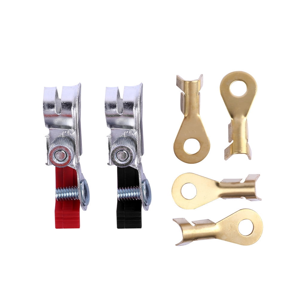 Eudgs Universal Auto Car Battery Negative Positive Terminal Clamp Clip