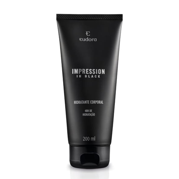 Eudora - Linha Impression (In Black) - Locao Hidratante Corporal 200 Ml - (Impression (In Black) Collection - Body Moisturizing Lotion 6.76 Fl Oz)