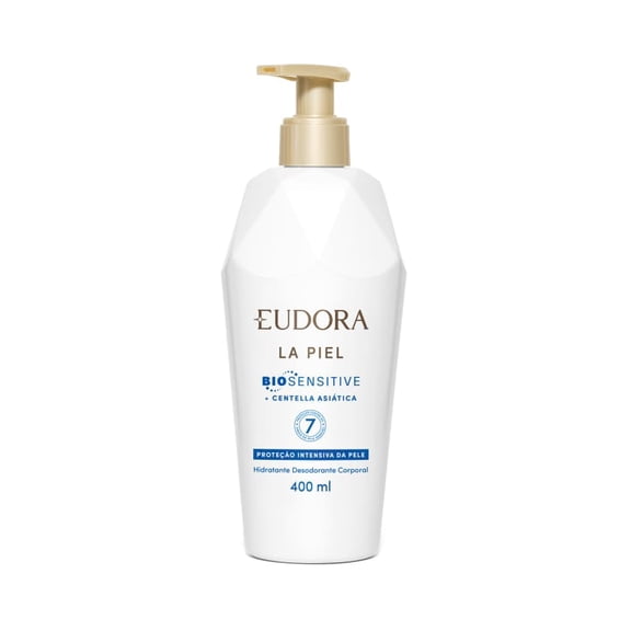 Eudora - Linha La Piel (Biosensitive e Centella Asiatica) - Hidratante Corporal 400 Ml - (The Skin (Biosensitive & Gotu Kola) Collection - Body Moisturizing 13.51 Fl Oz)