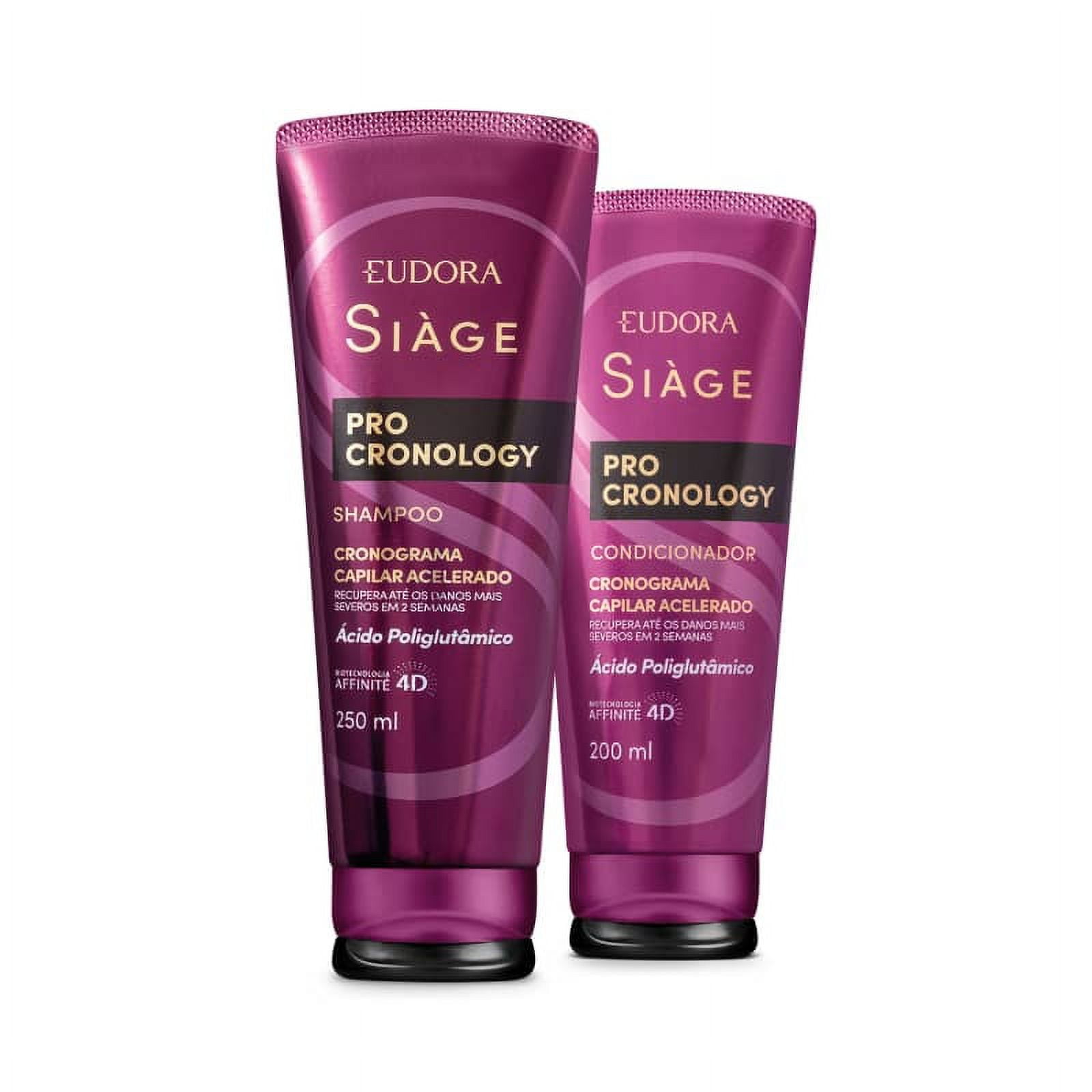 Eudora Linha Siage (Pro Cronology) Kit Shampoo 250 Ml e