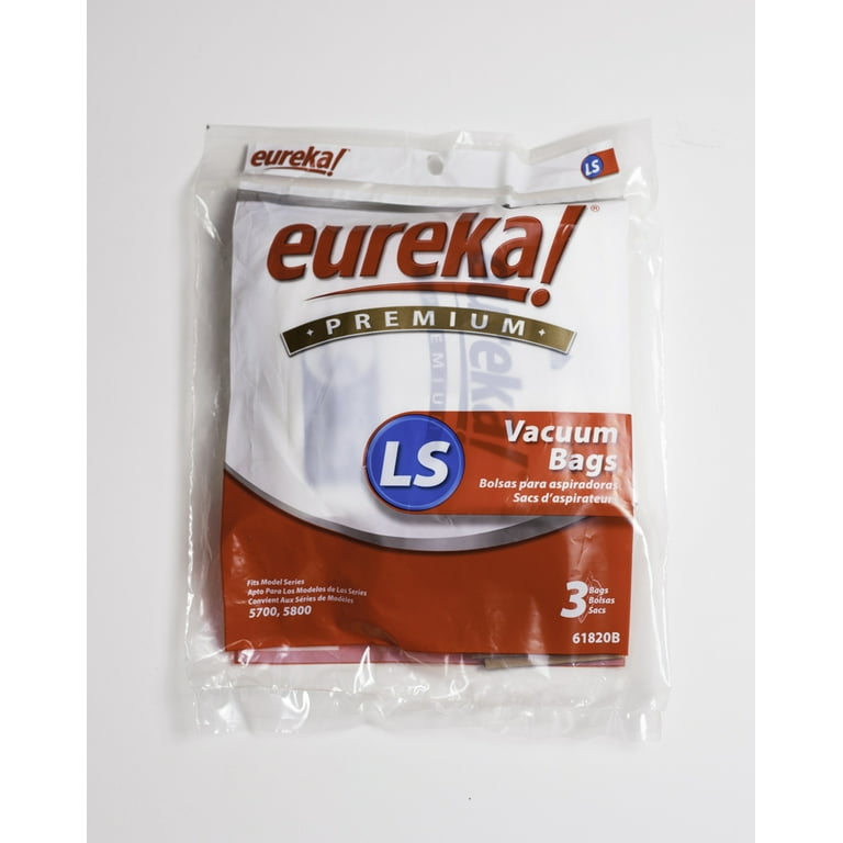Eureka Style L Vacuum Bags - 3 Pack, Micron Filtration, Fits Mini Mite & 1000 Series Canister Vacuums