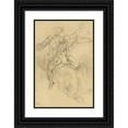 thumbnail image 1 of Eugène Delacroix 11x14 Black Ornate Wood Framed Double Matted Museum Art Print Titled: The Education of Achilles (1844), 1 of 5