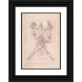 thumbnail image 1 of Eugène Delacroix 11x14 Black Ornate Wood Framed Double Matted Museum Art Print Titled: Theatre Italien (Gioacchino Rossini, 1792-1868) (1821), 1 of 5
