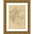 thumbnail image 1 of Eugène Delacroix 11x14 Gold Ornate Wood Frame and Double Matted Museum Art Print Titled - The Education of Achilles (1844), 1 of 4