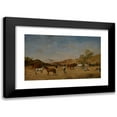 thumbnail image 1 of Eugène Fromentin 24x16 Black Modern Framed Museum Art Print Titled - An Arabian Camp (1873), 1 of 1