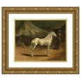 thumbnail image 1 of Eugène Fromentin 24x20 Gold Ornate Framed and Double Matted Museum Art Print Titled - The Arab Camp, 1 of 4