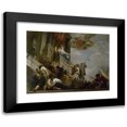 thumbnail image 1 of Eugène Romain Thirion 18x15 Black Modern Framed Museum Art Print Titled - The Industries of the 12th Arrondissement. Public Education and Assistance (1880), 1 of 5