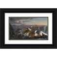 thumbnail image 1 of Eugène von Guérard 14x10 Black Ornate Wood Framed Double Matted Museum Art Print Titled: North-East View from the Northern Top of Mount Kosciusko, 1 of 5
