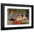 thumbnail image 1 of Eugen von Blaas 18x15 Black Modern Framed Museum Art Print Titled - The Mandolinist, 1 of 5