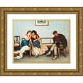thumbnail image 1 of Eugen von Blaas 24x19 Gold Ornate Framed and Double Matted Museum Art Print Titled - Secrets, 1 of 4