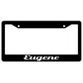 thumbnail image 1 of Eugene Black Plastic License Plate Frame, 1 of 1