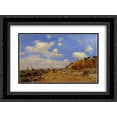 thumbnail image 1 of Eugene Boudin 2x Matted 24x18 Black Ornate Framed Art Print 'Shoreline with Rising Tide, October', 1 of 2
